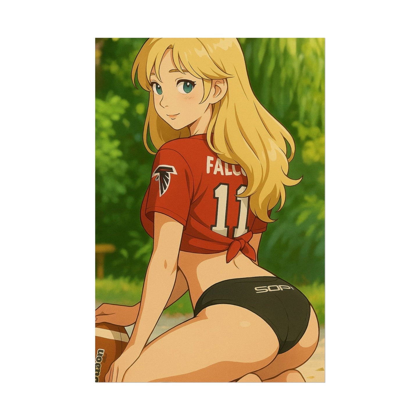 Loco Fits Anime Girls 'Falcons Girl Swimsuit 1' Poster