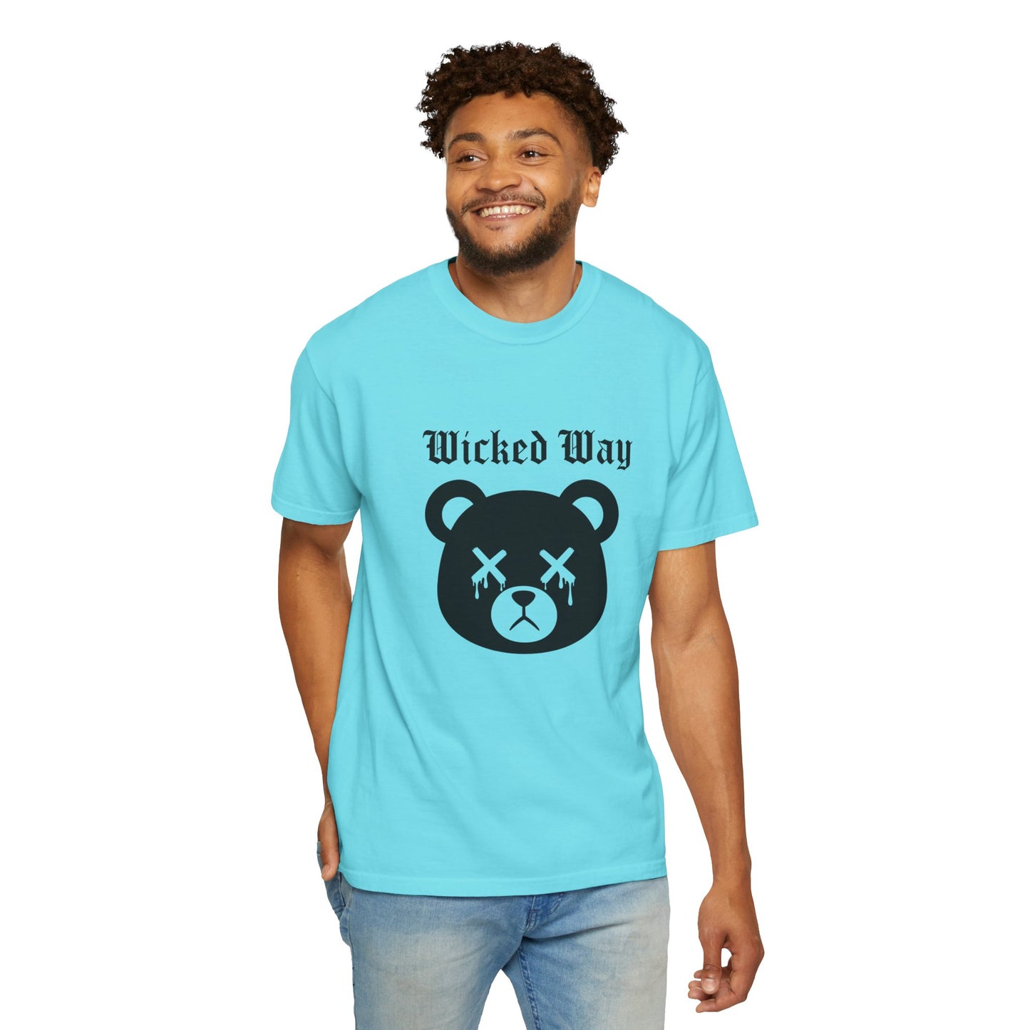"Wicked Way" Dead Bear Head T-Shirt (Multi Color Options)