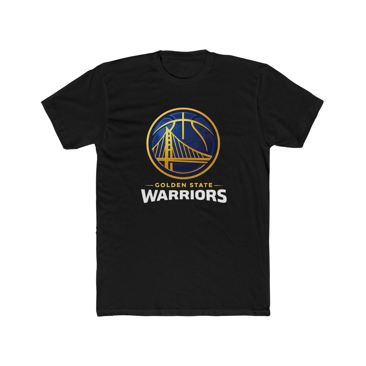 Loco Fits New "NBA Golden State Warriors Basketball Concept Logo" Cotton Crew Tee