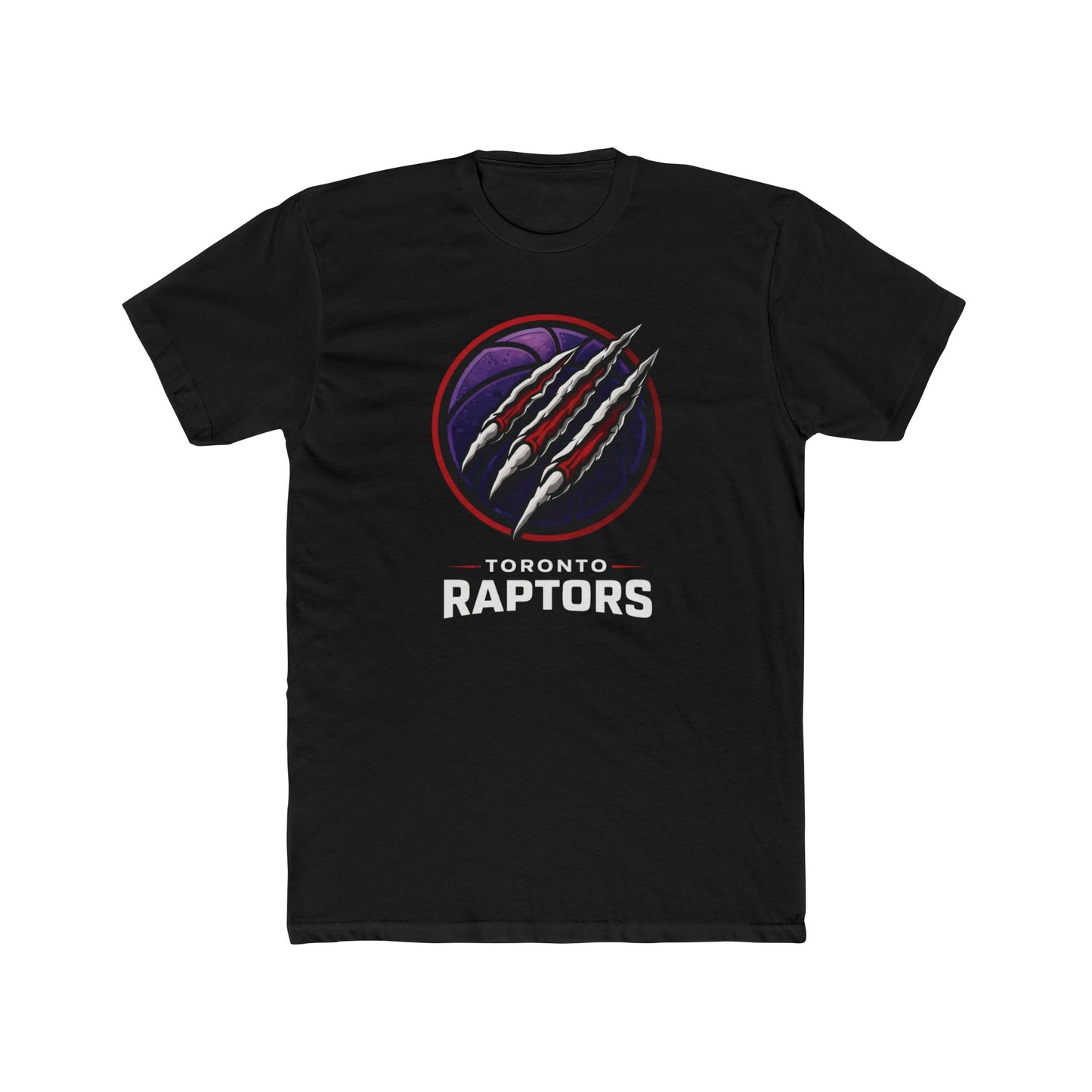 Loco Fits New "NBA Toronto Raptors Basketball Concept Logo" Cotton Crew Tee