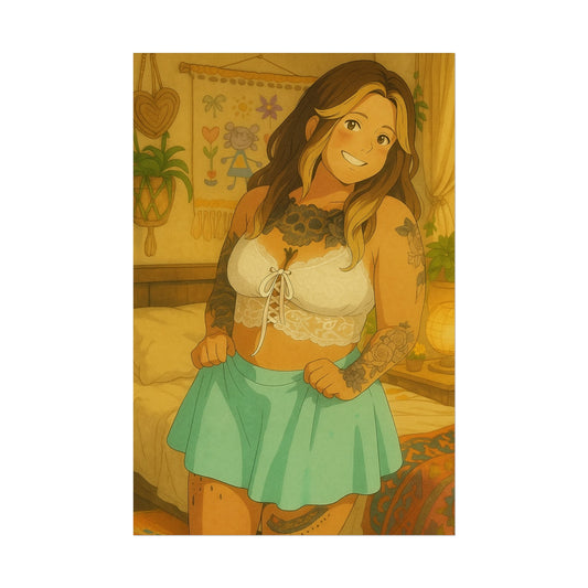 Loco Fits Anime Girls 'Alt Girls Rule' Poster