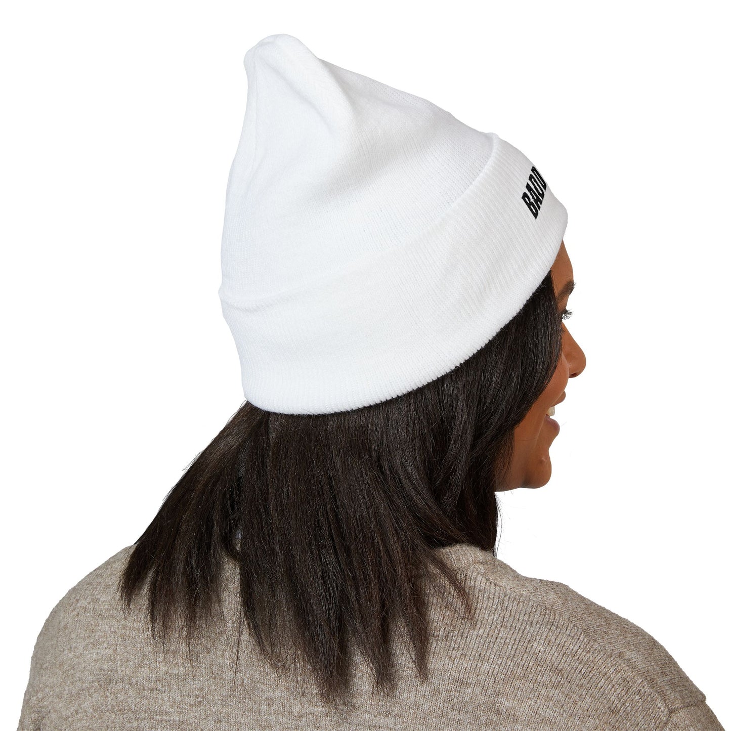"Baddie Street" Basic Text Cuffed Beanie