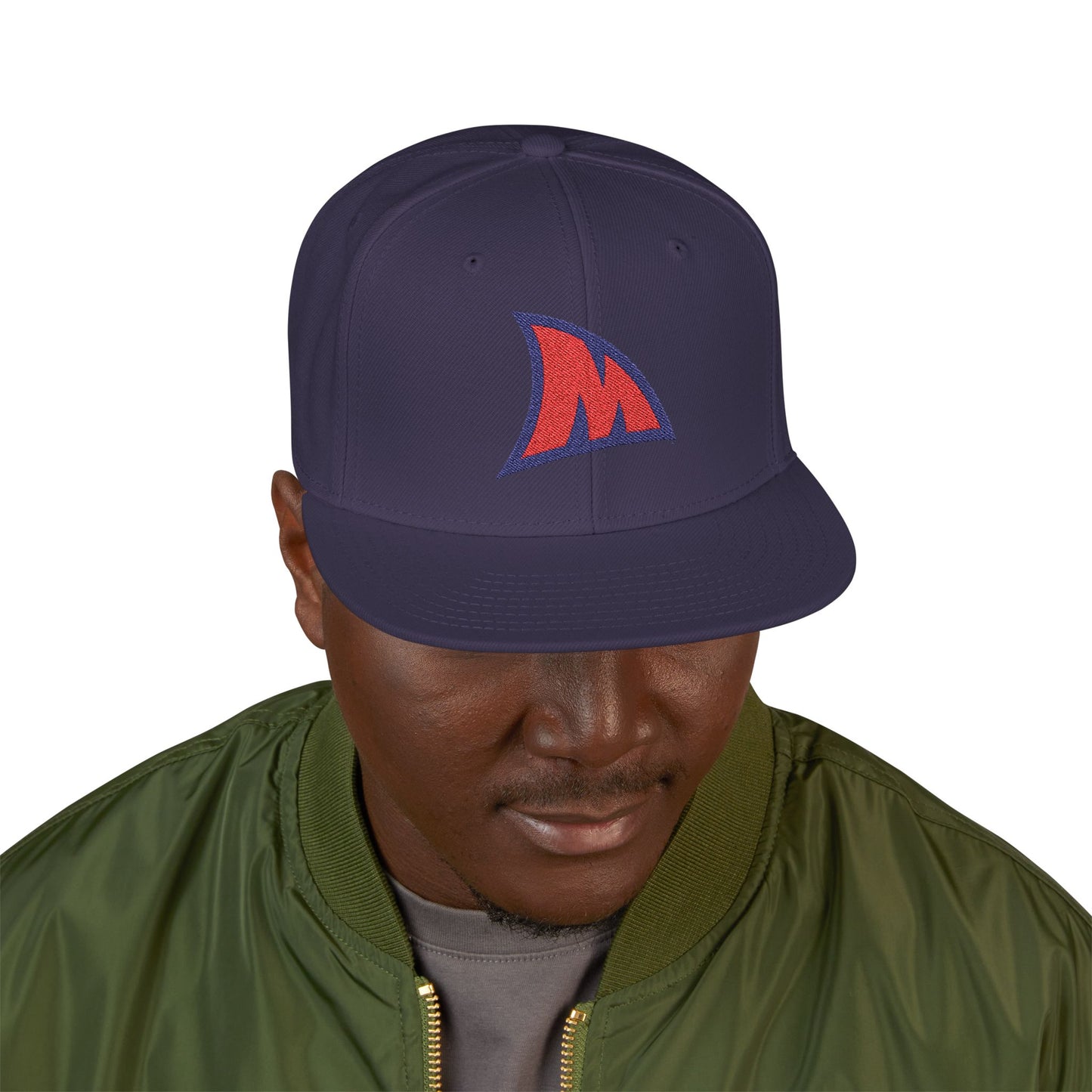 'Ole Miss Landshark M' Logo Snapback