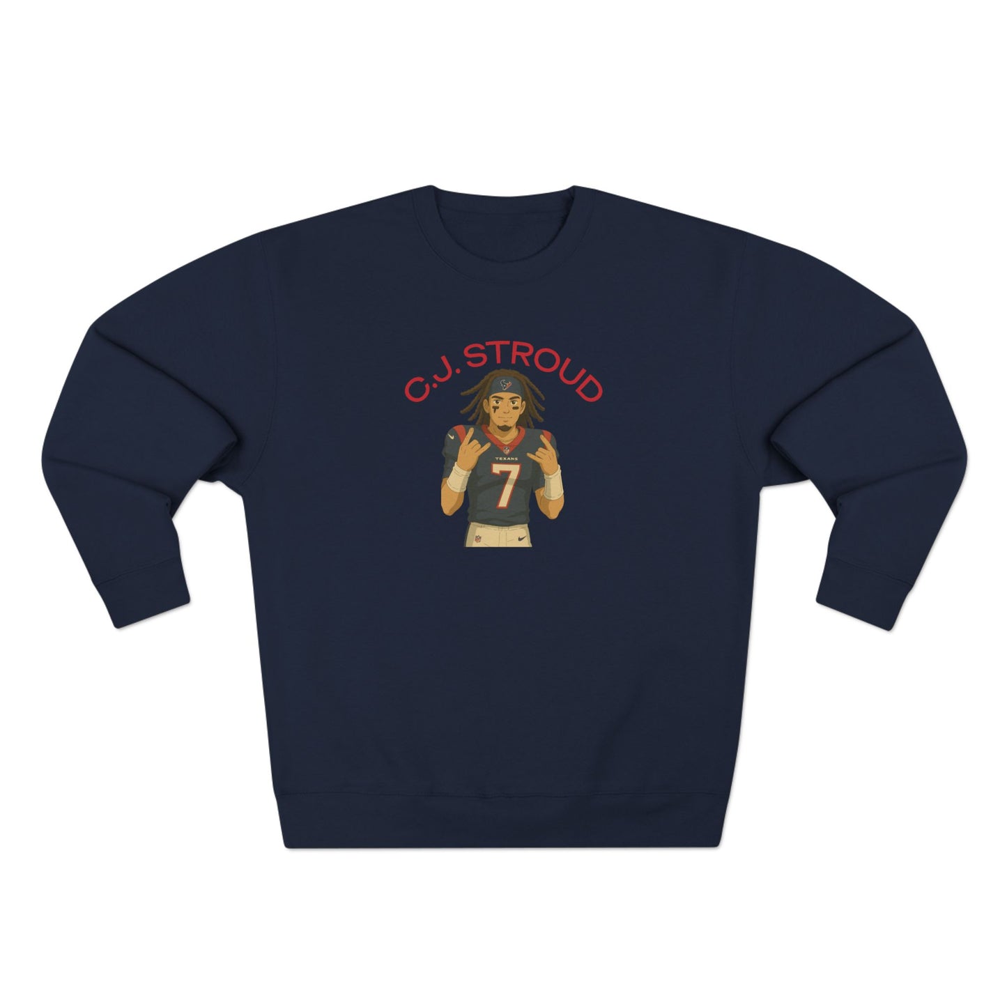 Anime Football 'C.J. Stroud' Crewneck Sweatshirt