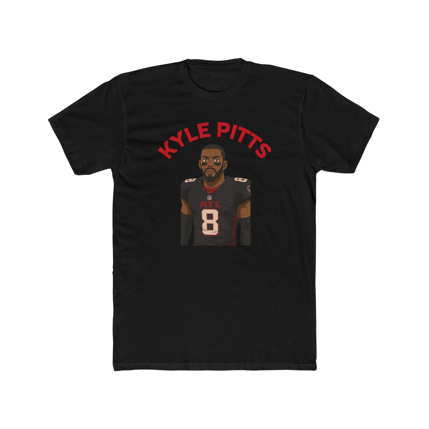 Anime Football 'Kyle Pitts' Cotton Crew Tee