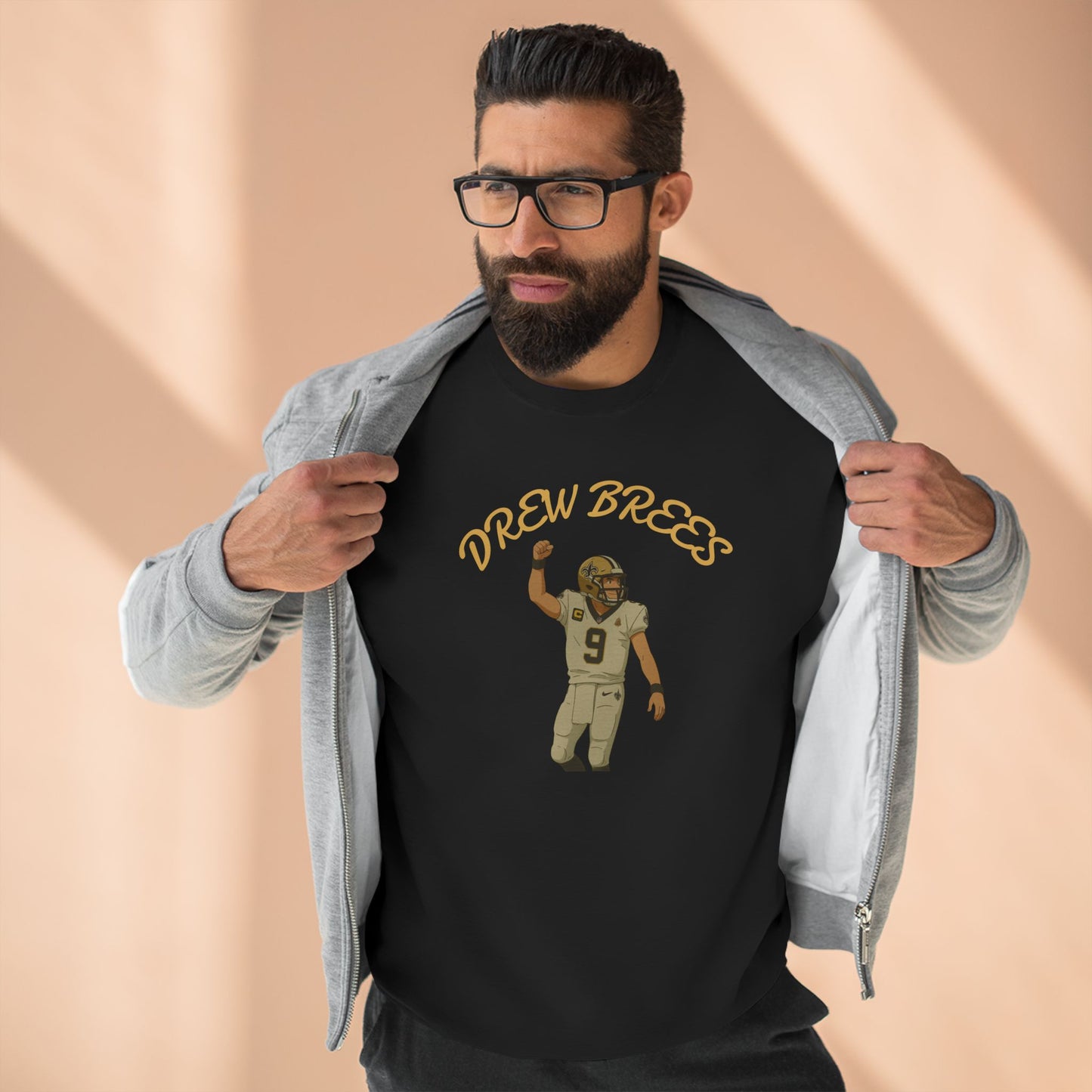 Anime Football 'Drew Brees' Crewneck Sweatshirt