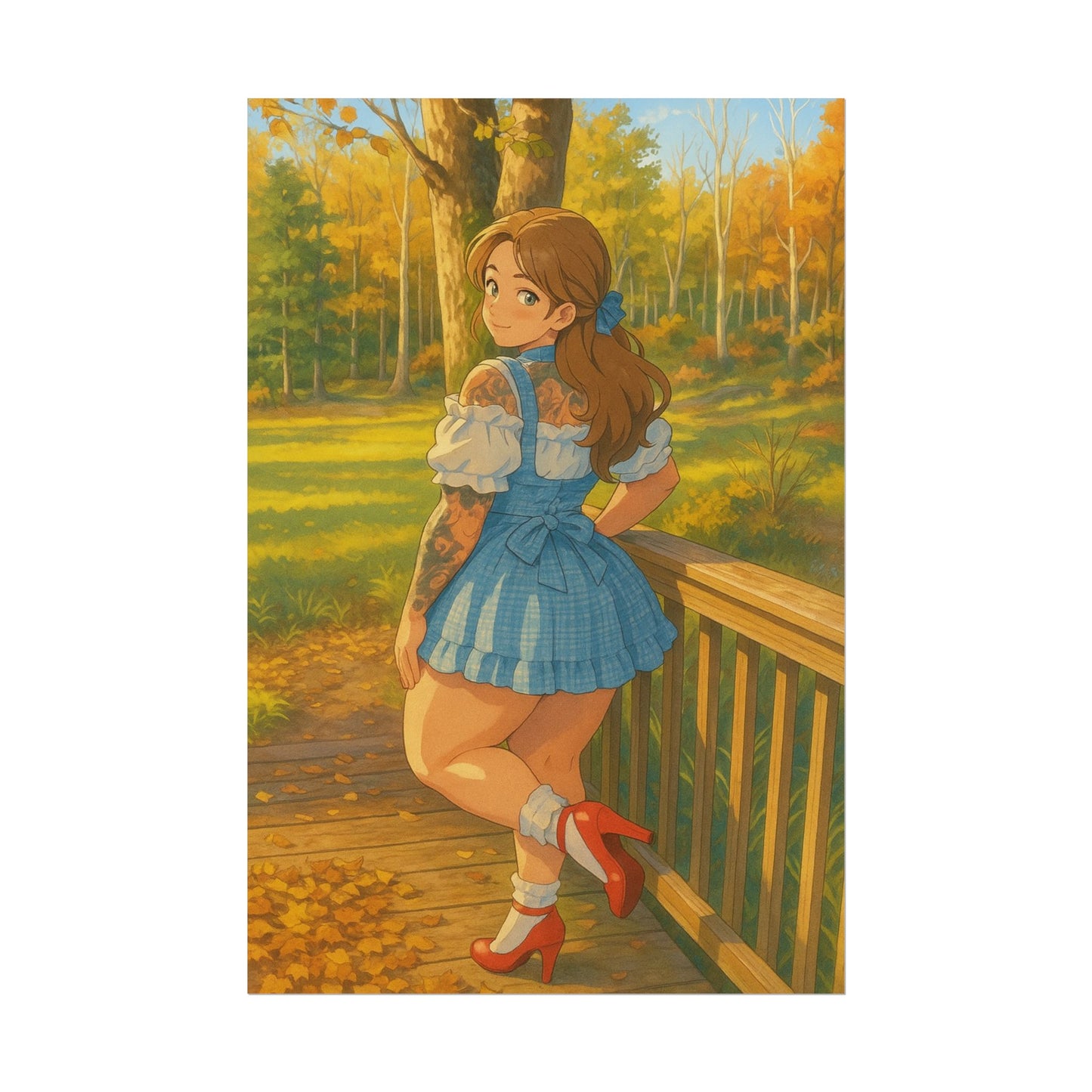 Loco Fits Anime Girls 'Oh My Dorothy' Poster