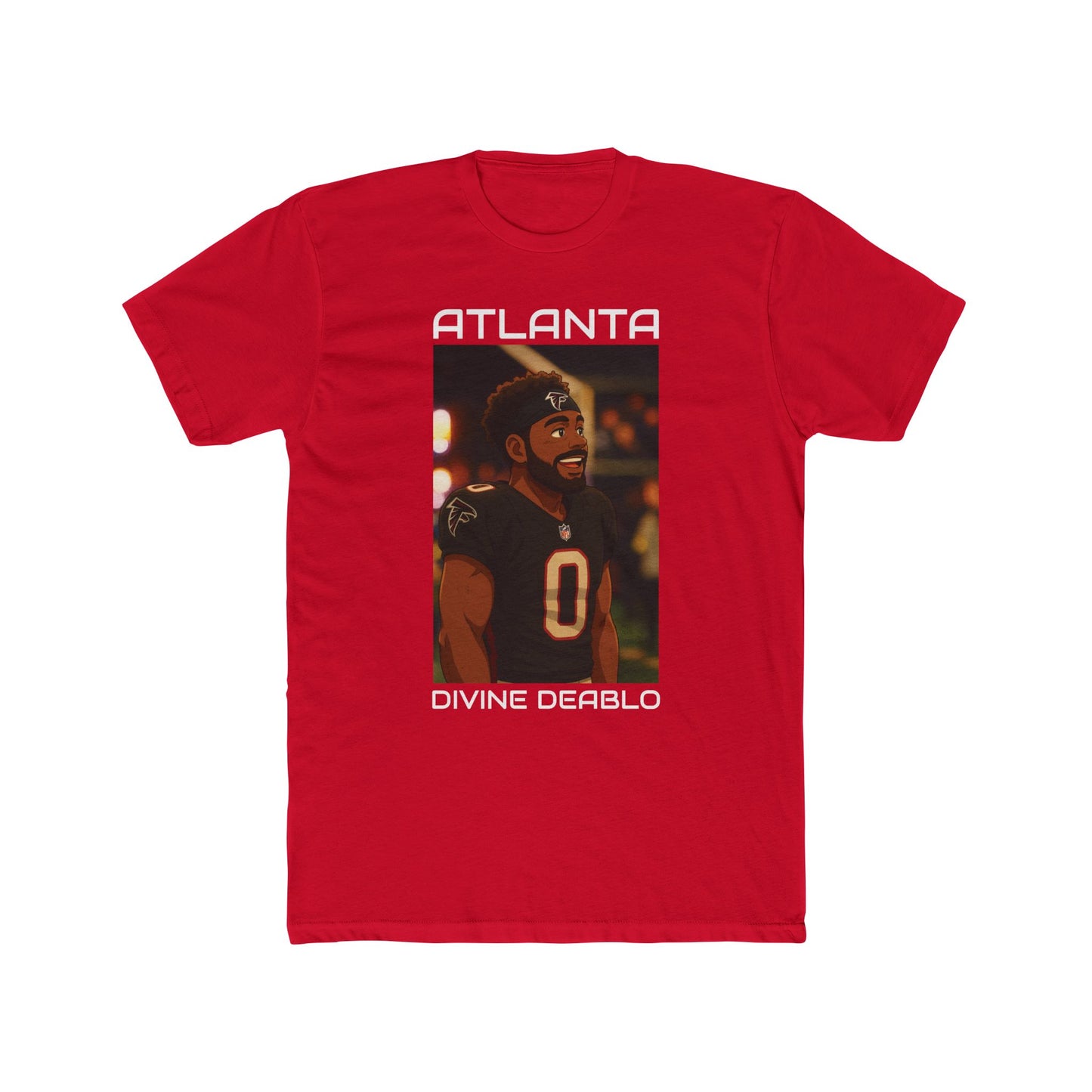 Anime Football 'Atlanta Divine Deablo' Cotton Crew Tee