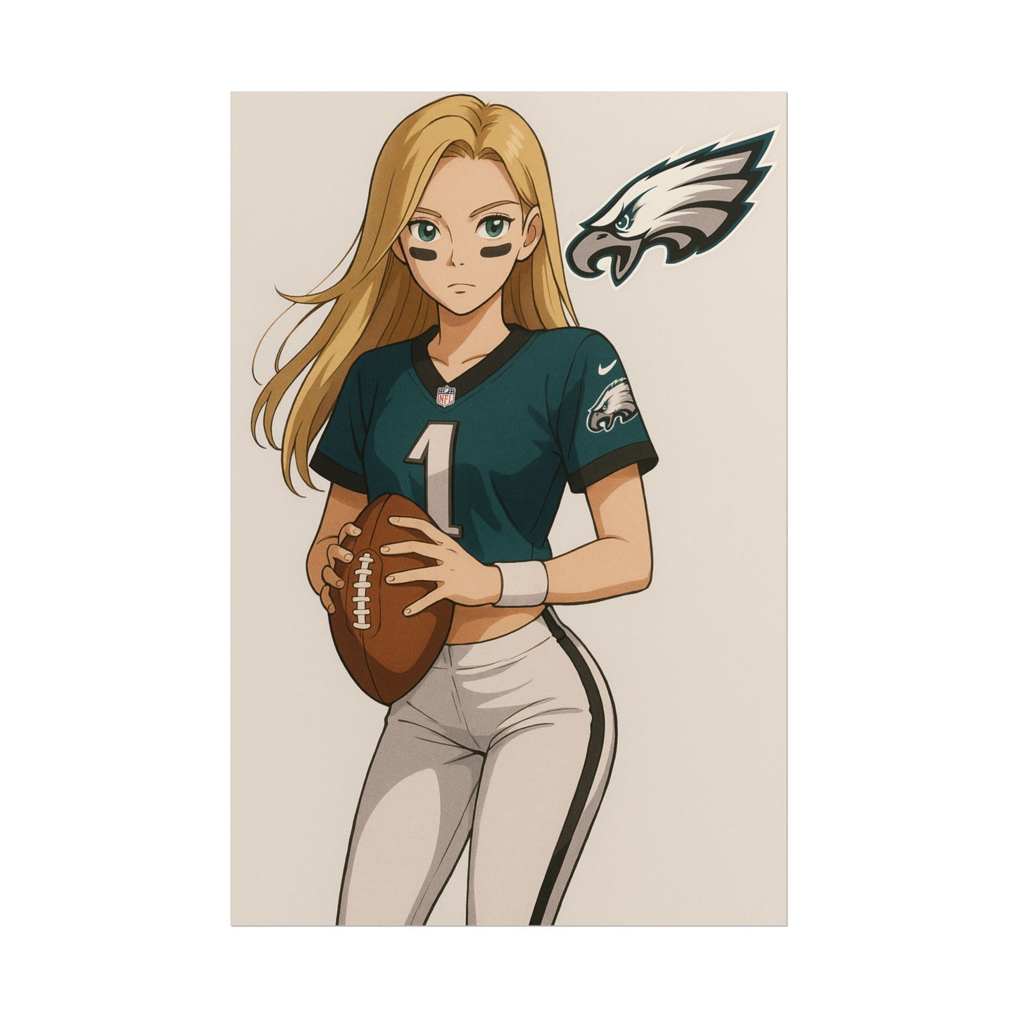 Loco Fits Anime Girls 'Eagles Girls 1' Poster