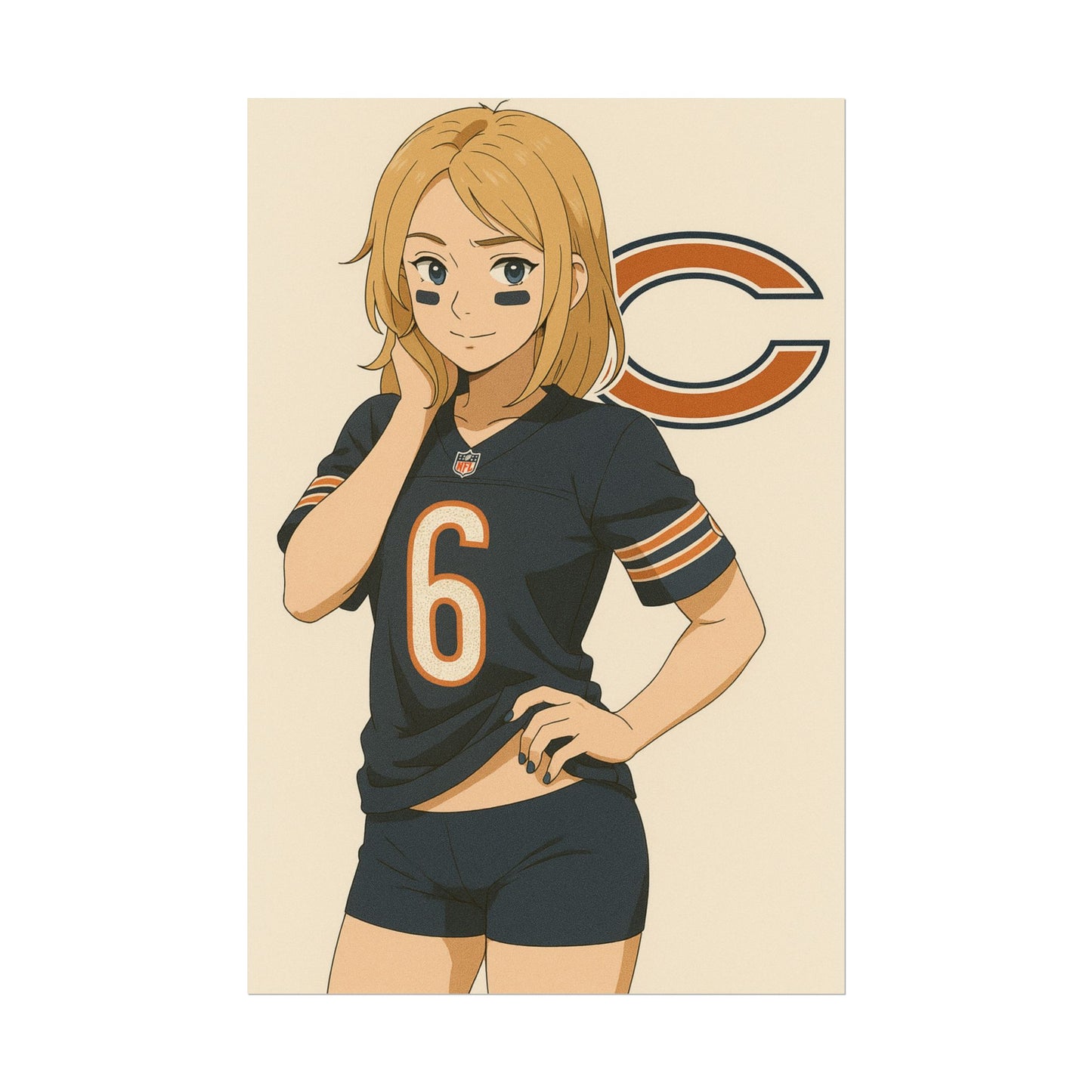 Loco Fits Anime Girls 'Bears Girl 4' Poster