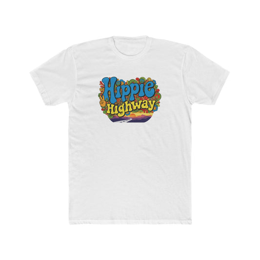 "Hippie Highway" Open Mind Open Road Cotton Crew Tee