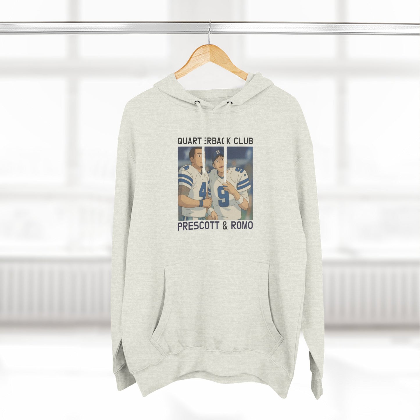 Anime Football 'Quarterback Club Prescott & Romo' Three-Panel Fleece Hoodie