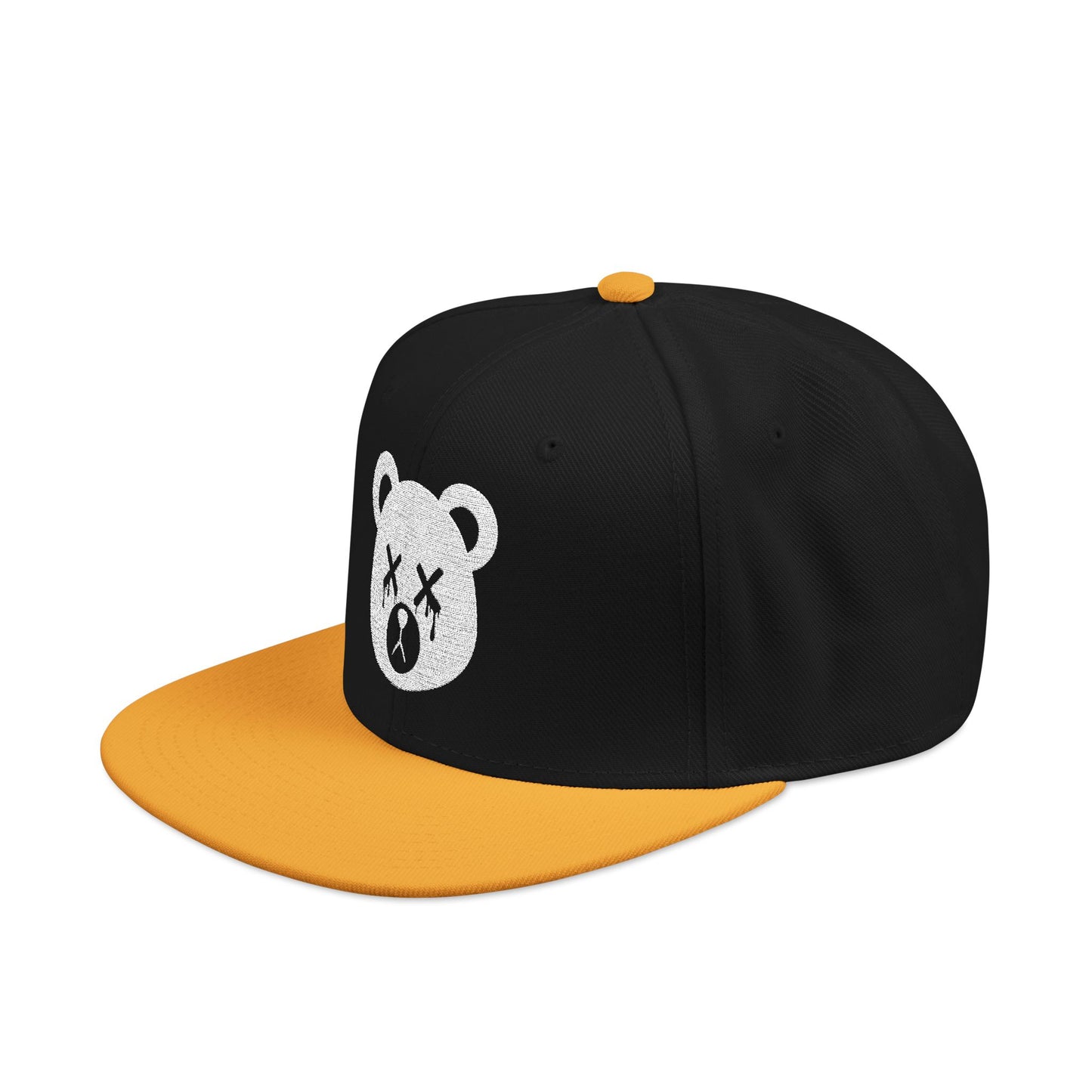 "Wicked Way" Dead Bear Head Alt. White Logo Snapback Hat (Multi Color Options)