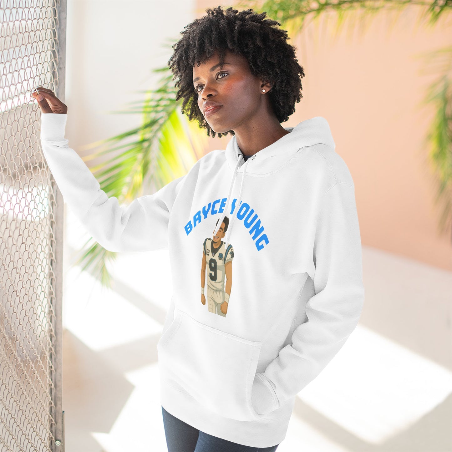 Loco Fits Anime Football 'Bryce Young' Fleece Hoodie