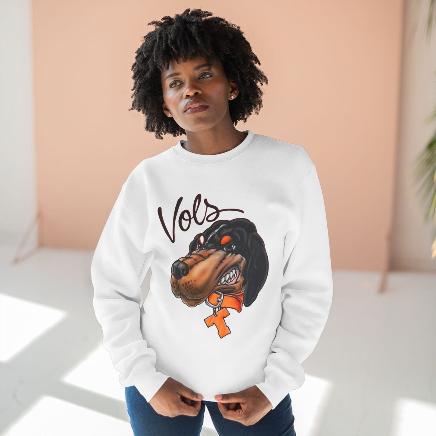 'Vols Hound' Cotton Crewneck Sweatshirt
