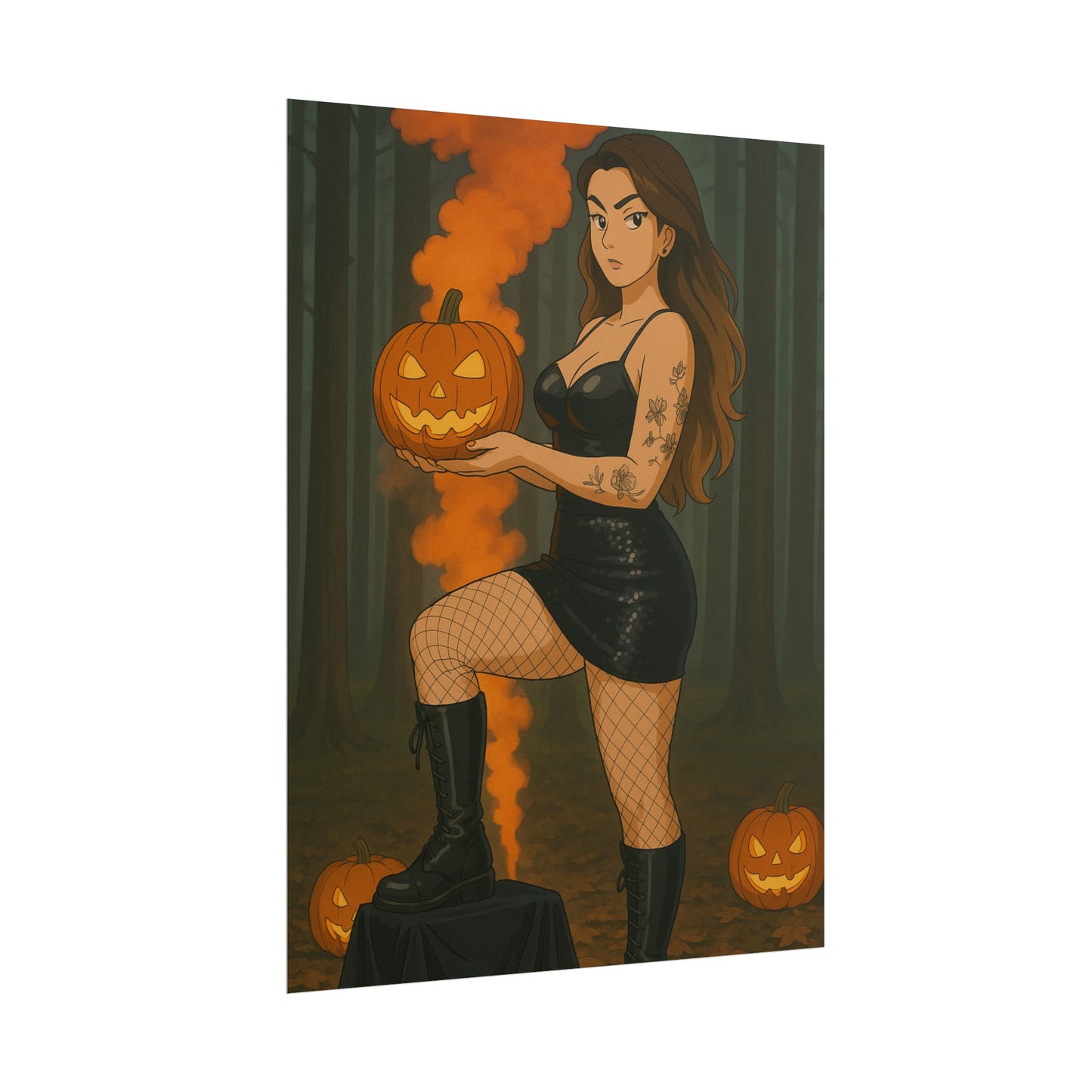 Loco Fits Anime Girls 'Spooky Season' Poster