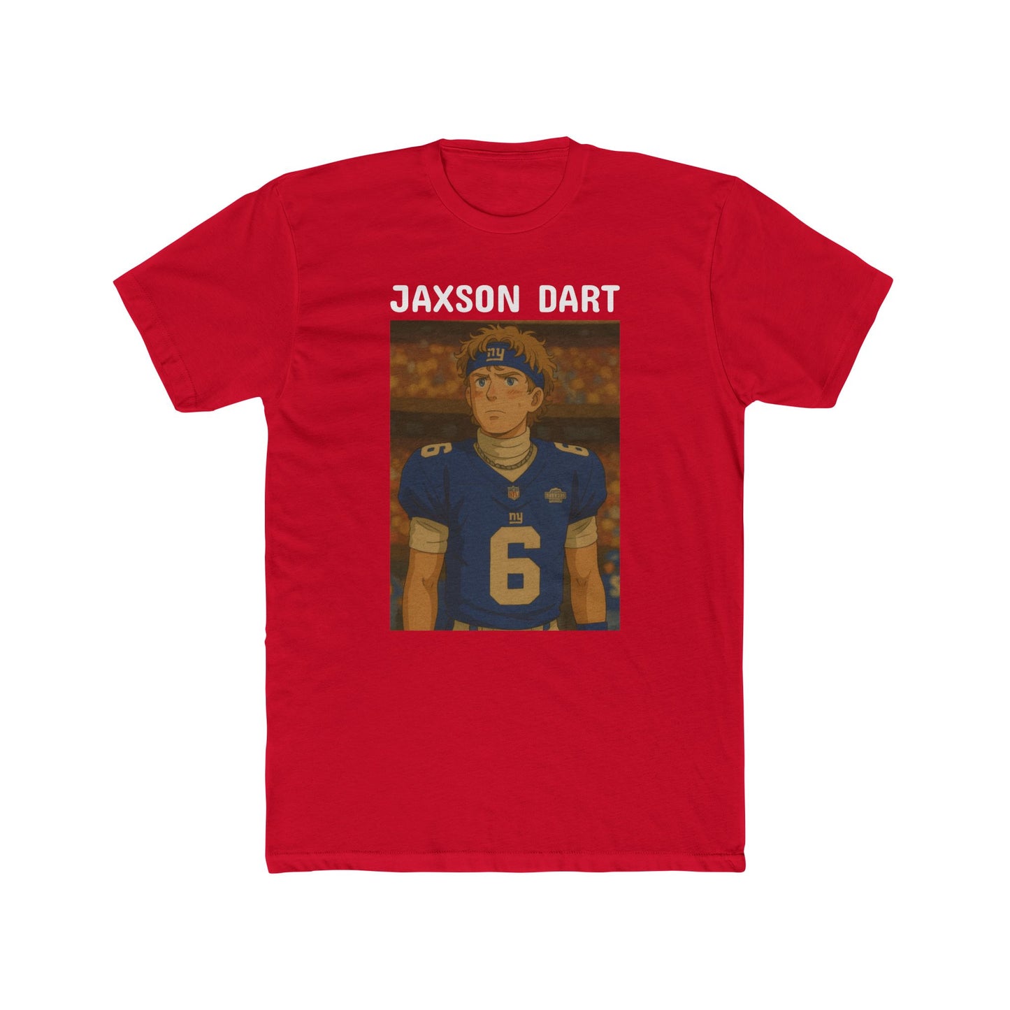 Anime Football 'Jaxson Dart' Cotton Crew Tee