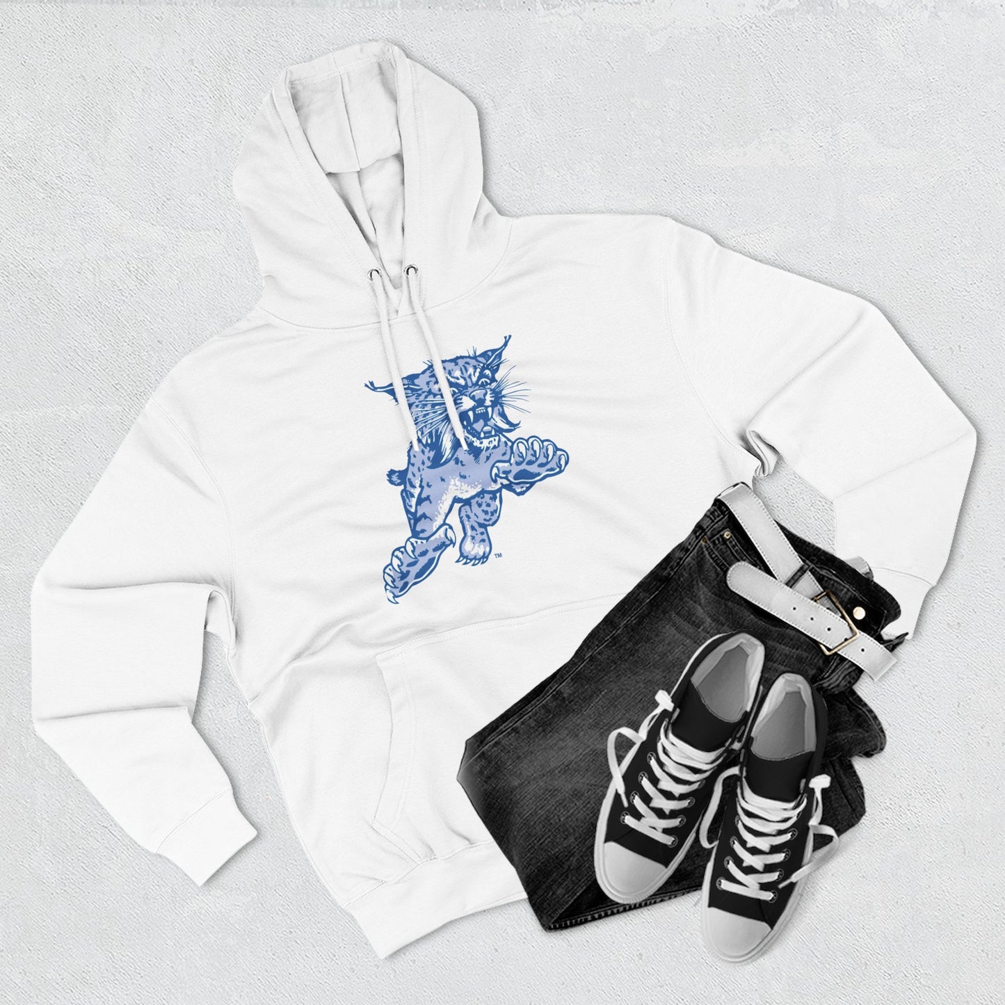 'Kentucky Wildcats The Wildcat' Three-Panel Fleece Hoodie