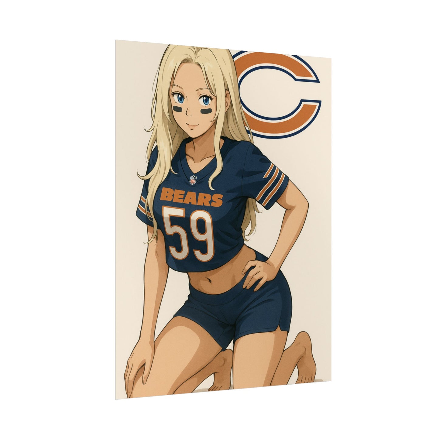 Loco Fits Anime Girls 'Bears Girl 3' Poster