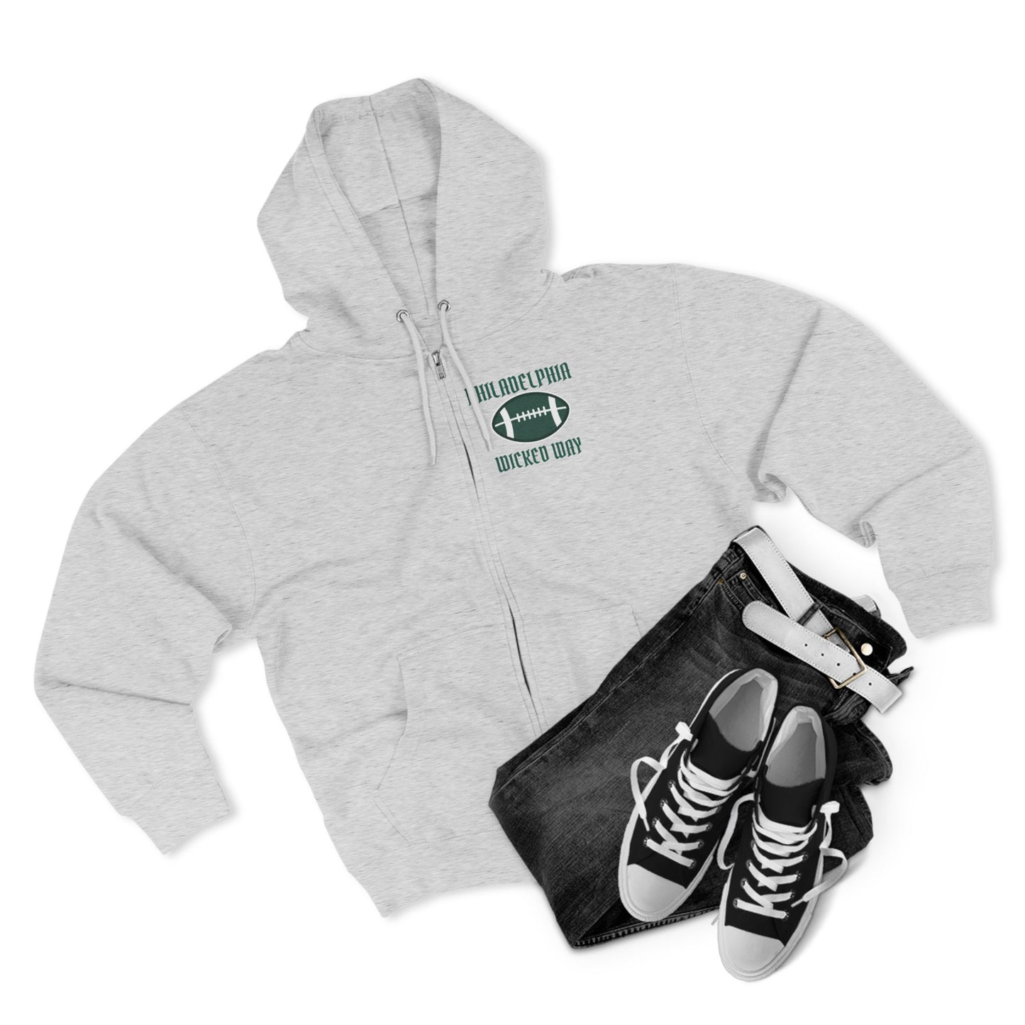 "Wicked Way" Philadelphia Football Zip Hoodie