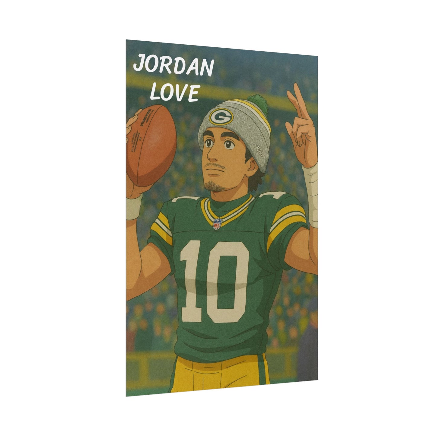 Loco Fits Anime Football 'Jordan Love' V2 Poster