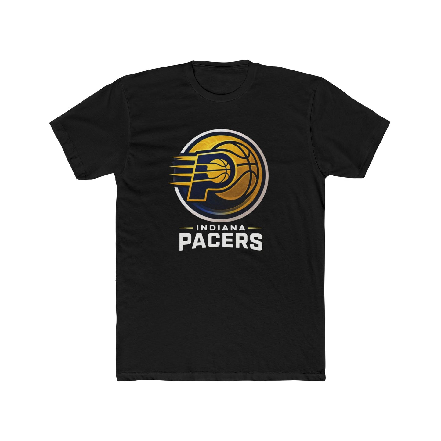 Loco Fits New "NBA Indiana Pacers Basketball Concept Logo" Cotton Crew Tee