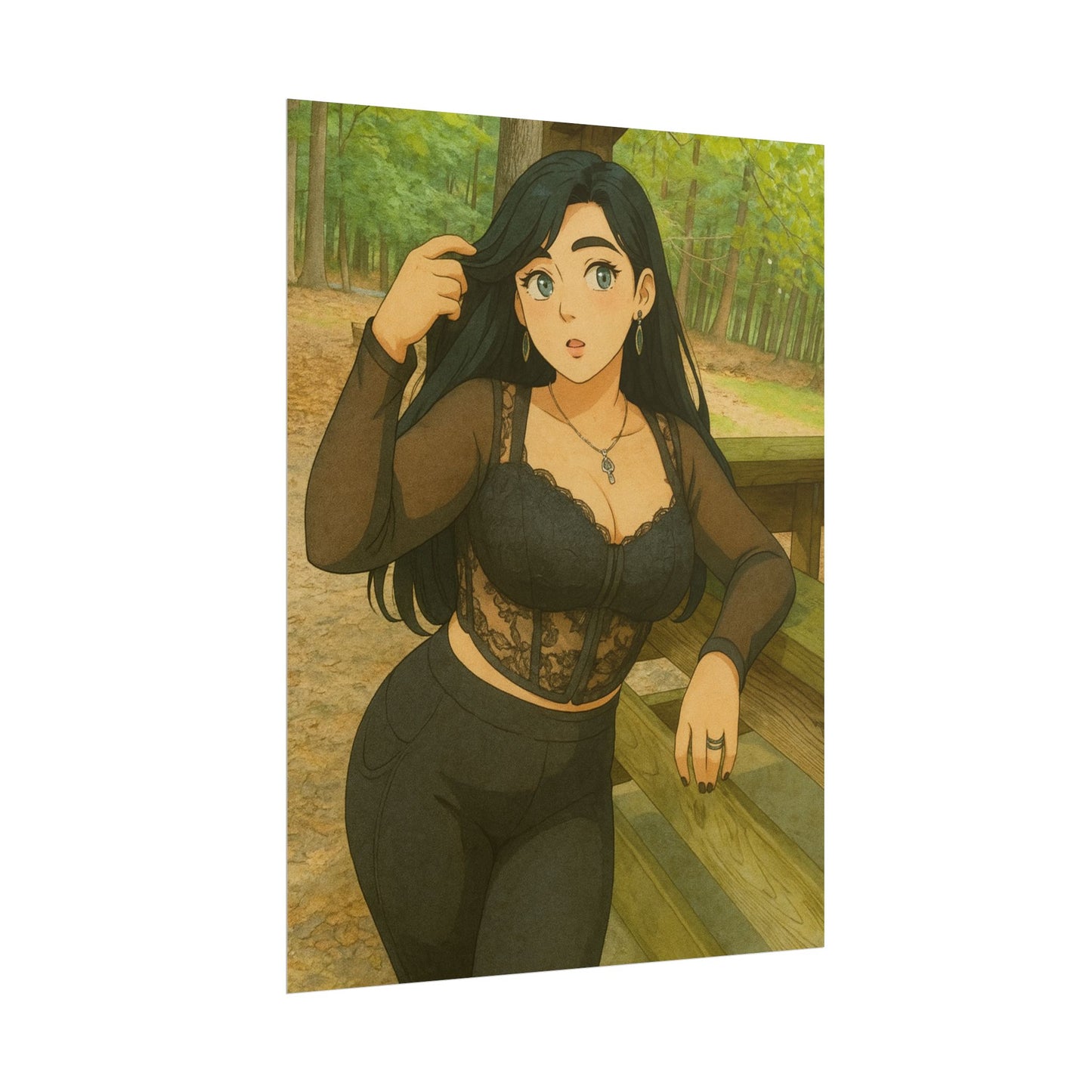 Loco Fits Anime Girls 'Maiden Of The Forrest' Poster