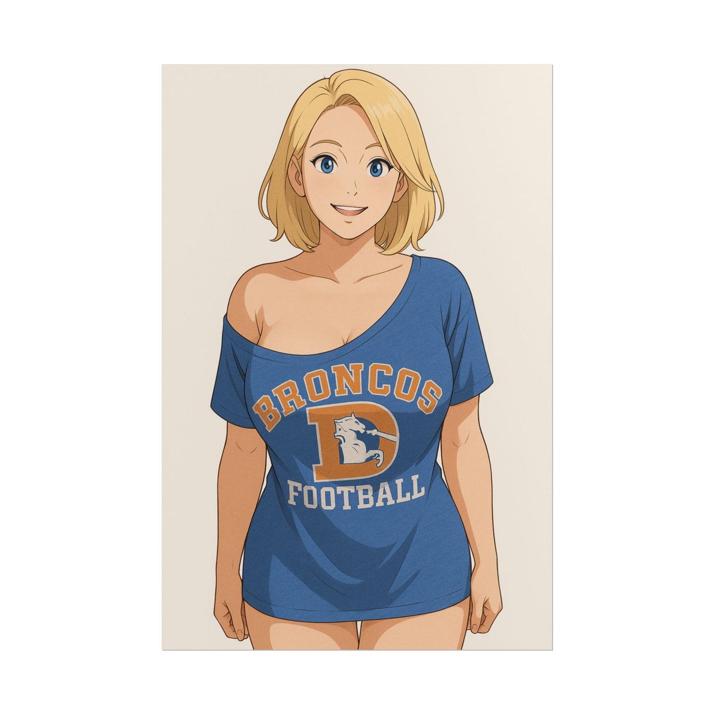 Poster Print - Anime Football Girls