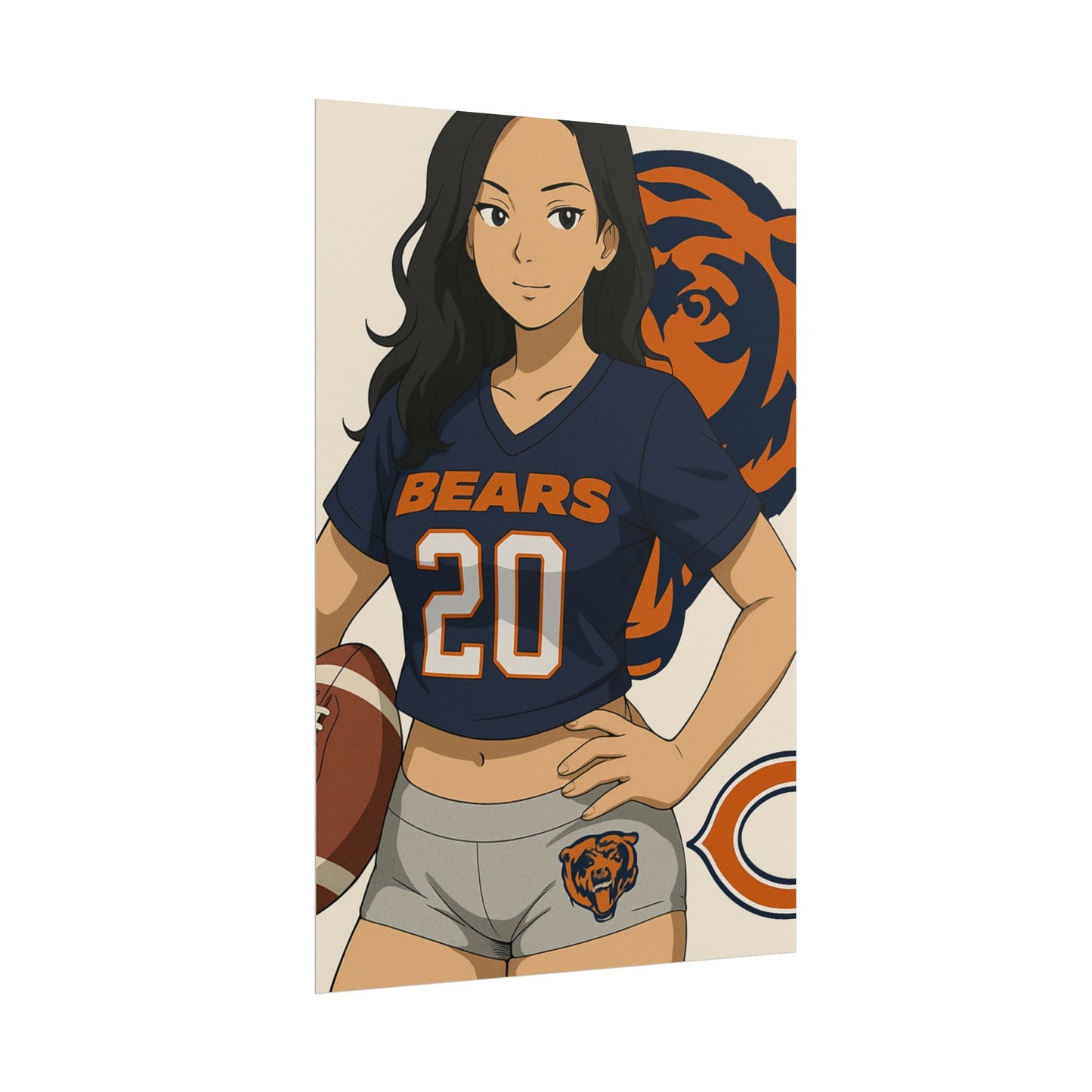 Loco Fits Anime Girls 'Bears Girl 2' Poster