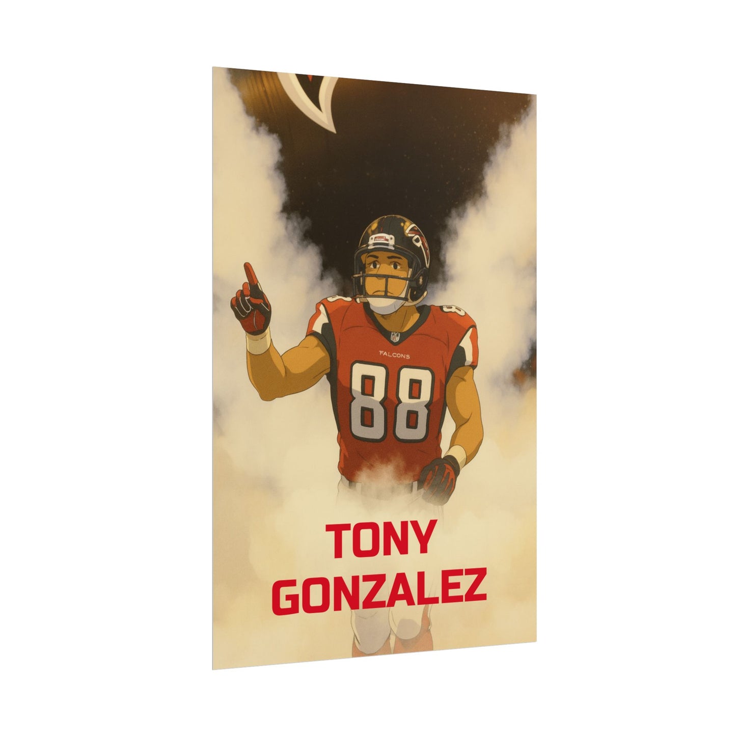 Loco Fits Anime Football 'Tony Gonzalez' Poster