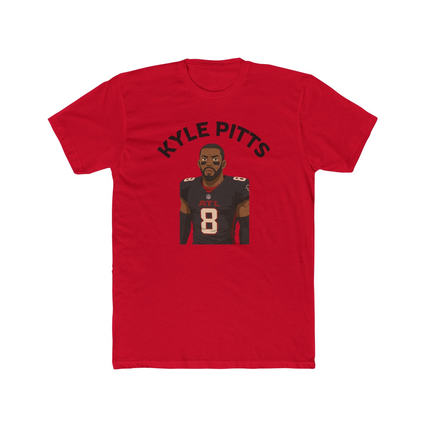 Anime Football 'Kyle Pitts' Cotton Crew Tee