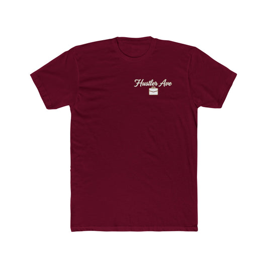 "Hustler Ave" All Business Briefcase Pocket Logo T-Shirt