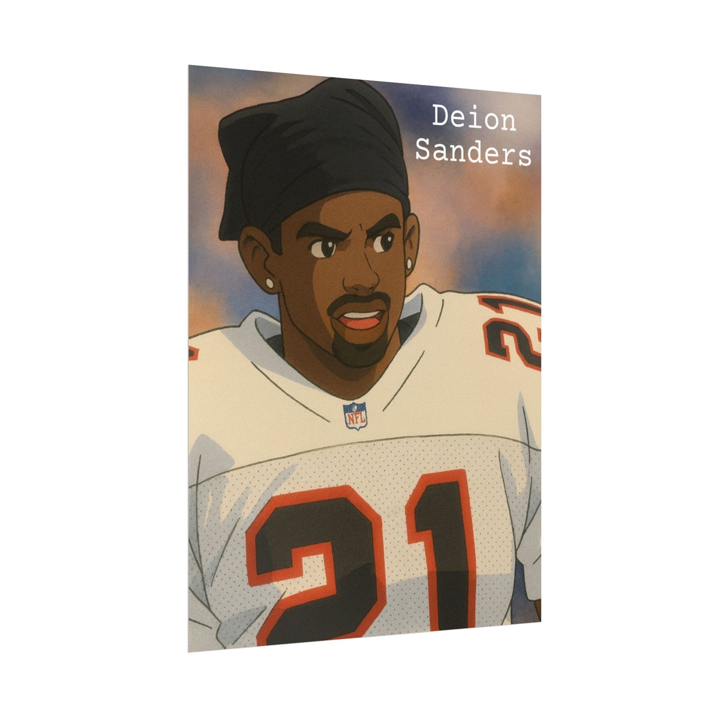 Loco Fits Anime Football 'Deion Sanders' Poster