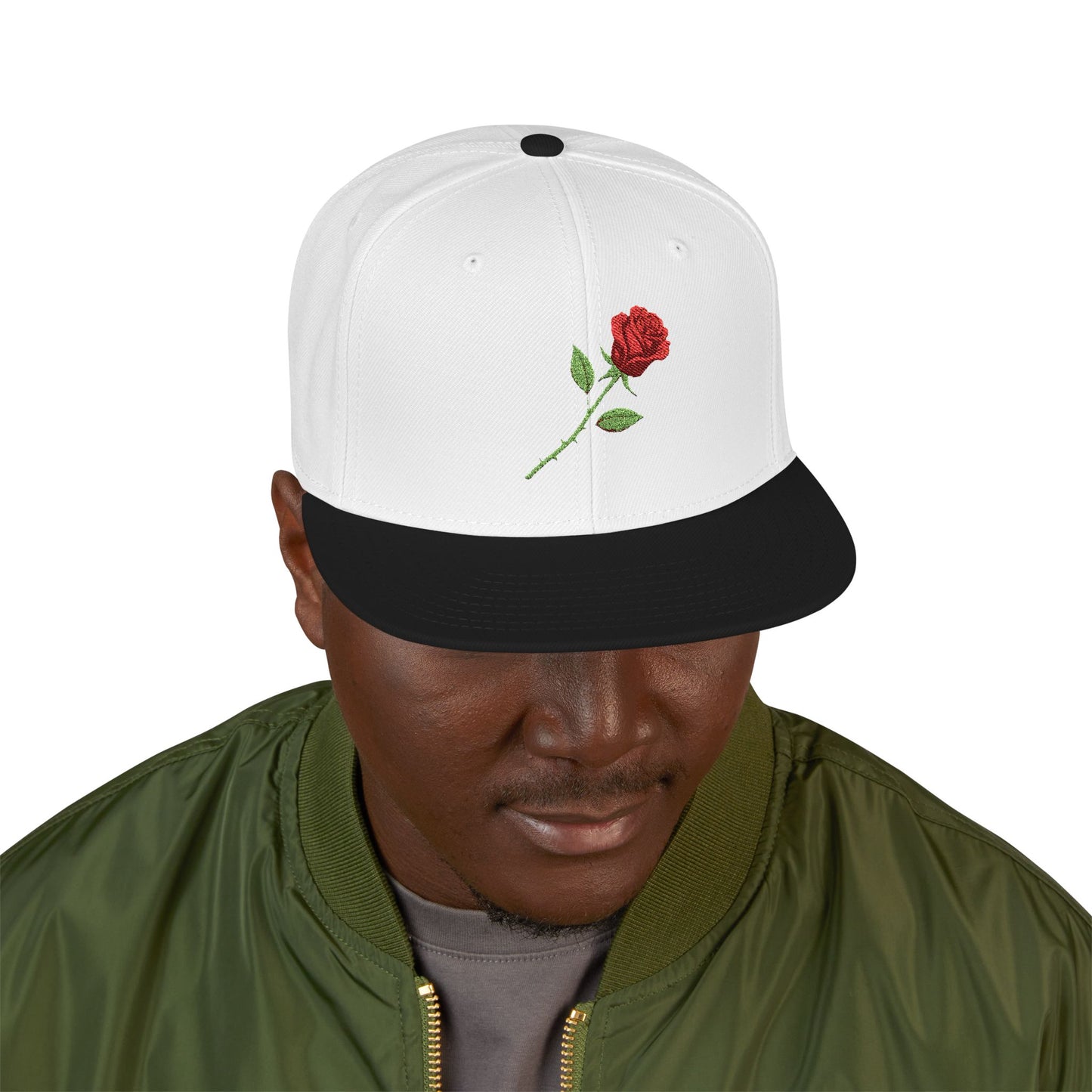 "Baddie Street" Solo Rose Logo Snapback Hat