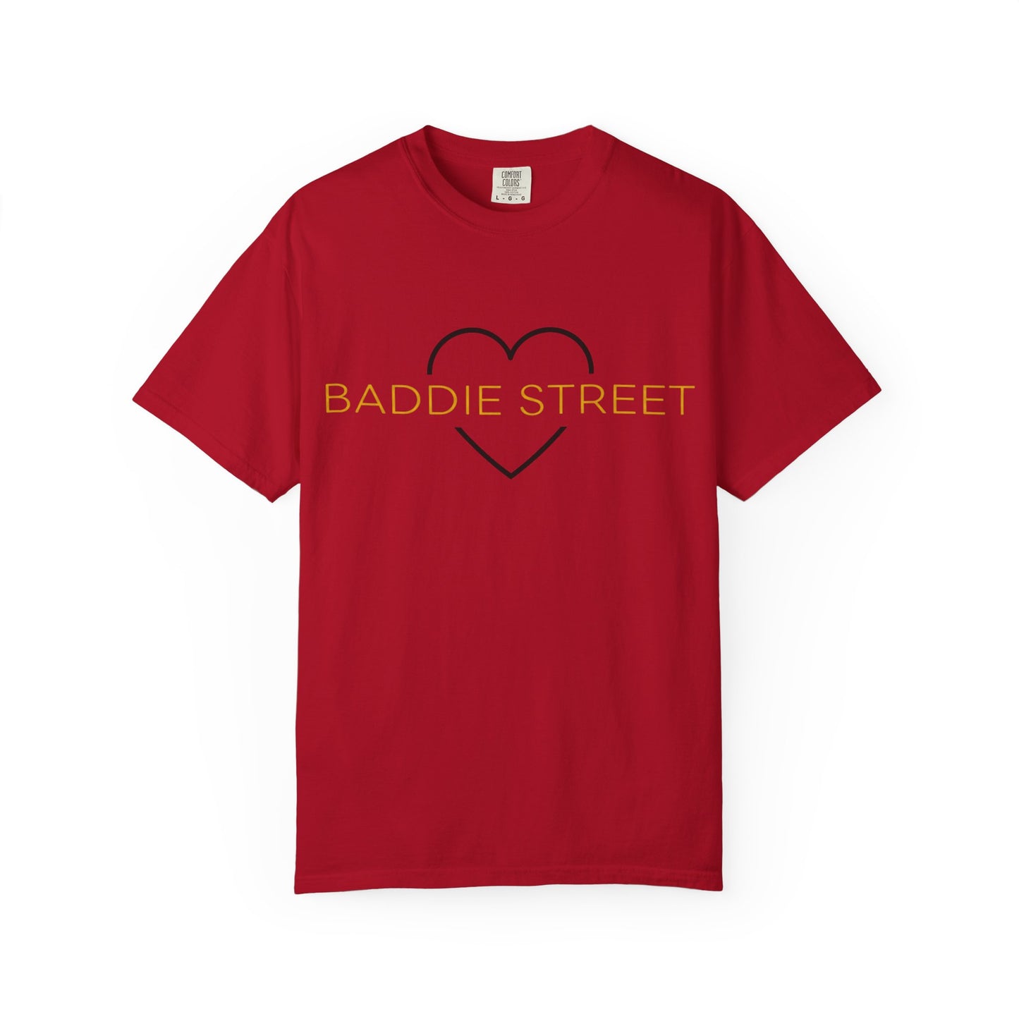 "Baddie Street" Classy Heart Gold Multi Color Option T-Shirt