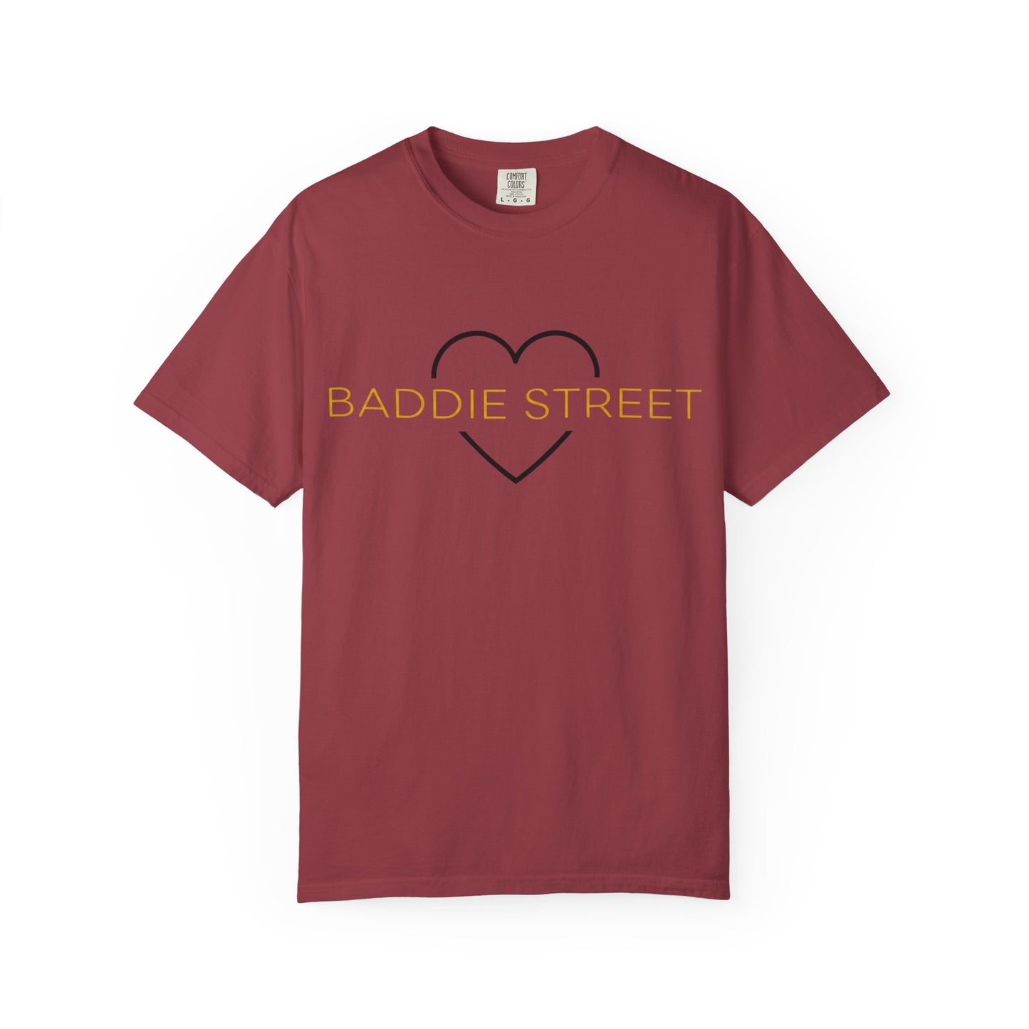 "Baddie Street" Classy Heart Gold Multi Color Option T-Shirt