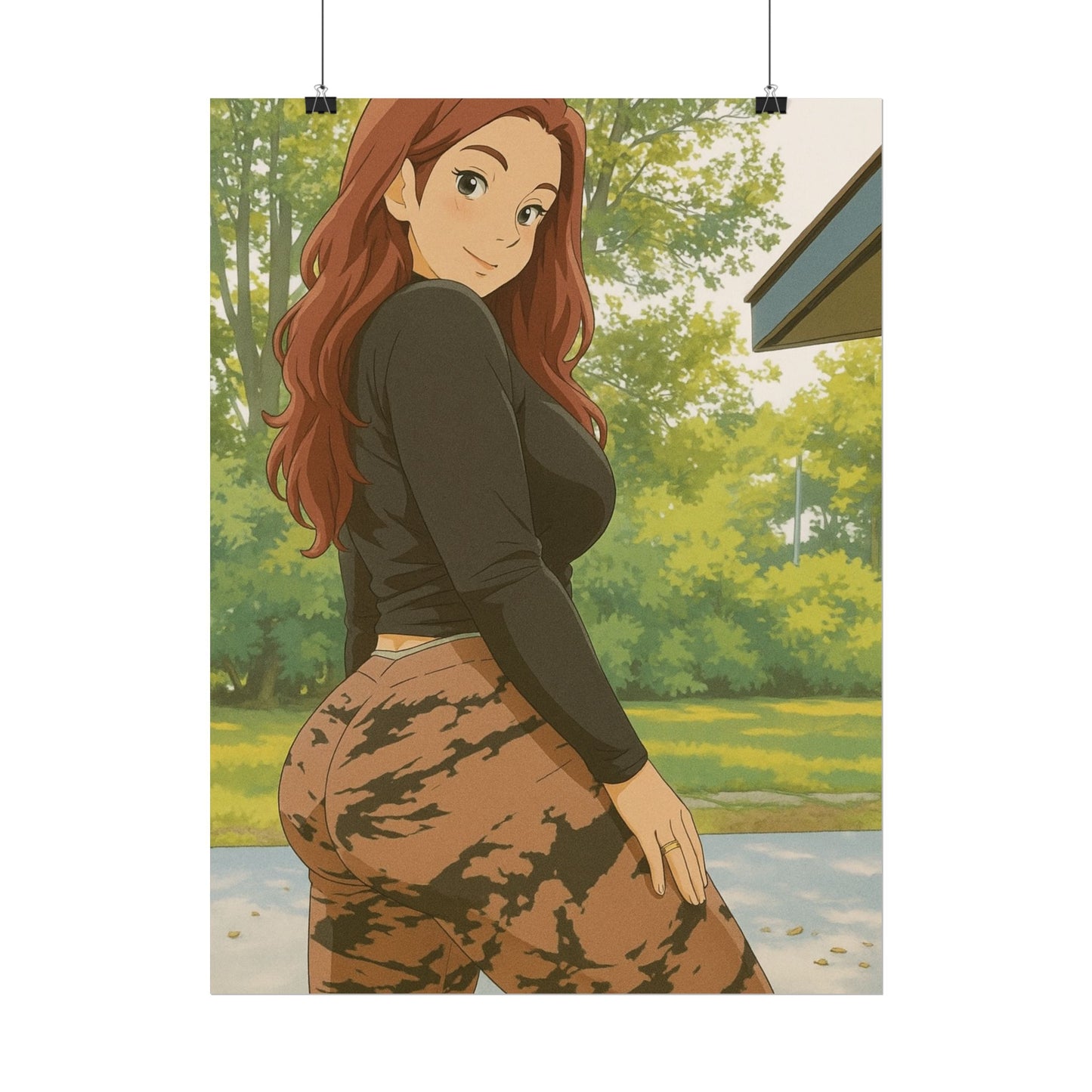 Loco Fits Anime Girls 'Let's Go For A Run' Poster