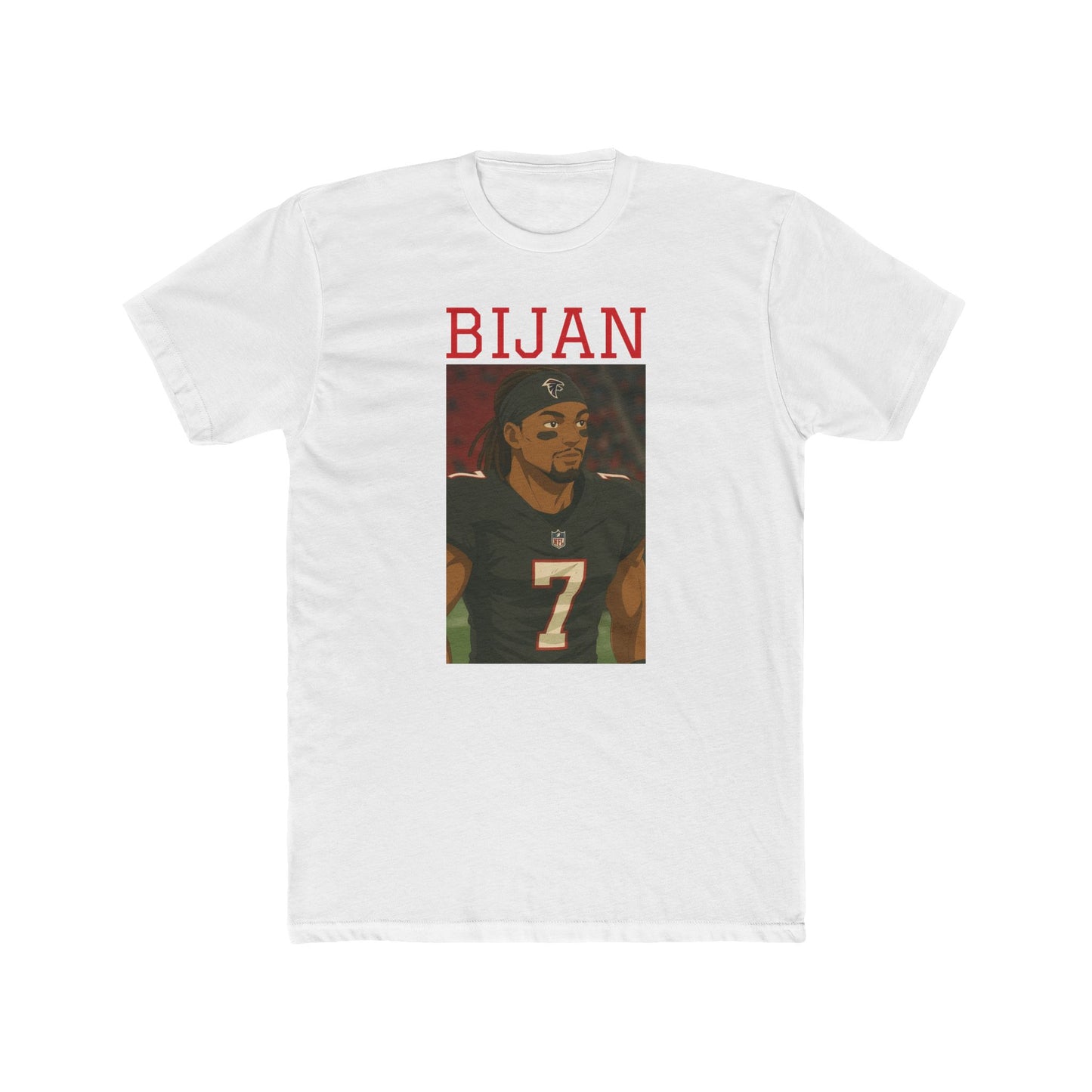 Anime Football 'Bijan' Cotton Crew Tee