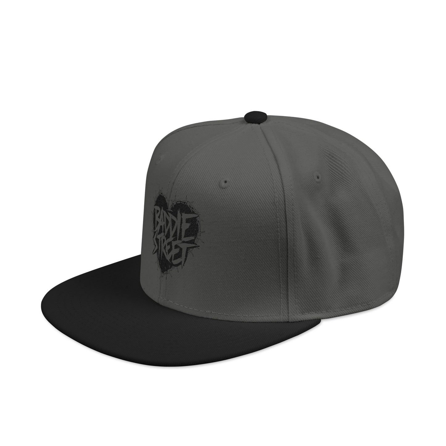 "Baddie Street" Barbed Wired Heart Logo Snapback Hat