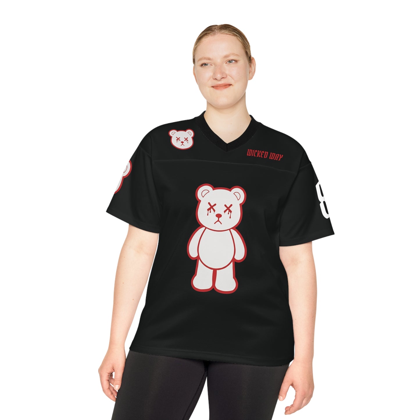 "Wicked Way" #85 McBride Deady Bears Football Jersey