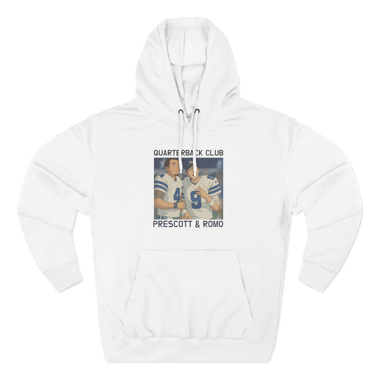 Anime Football 'Quarterback Club Prescott & Romo' Three-Panel Fleece Hoodie