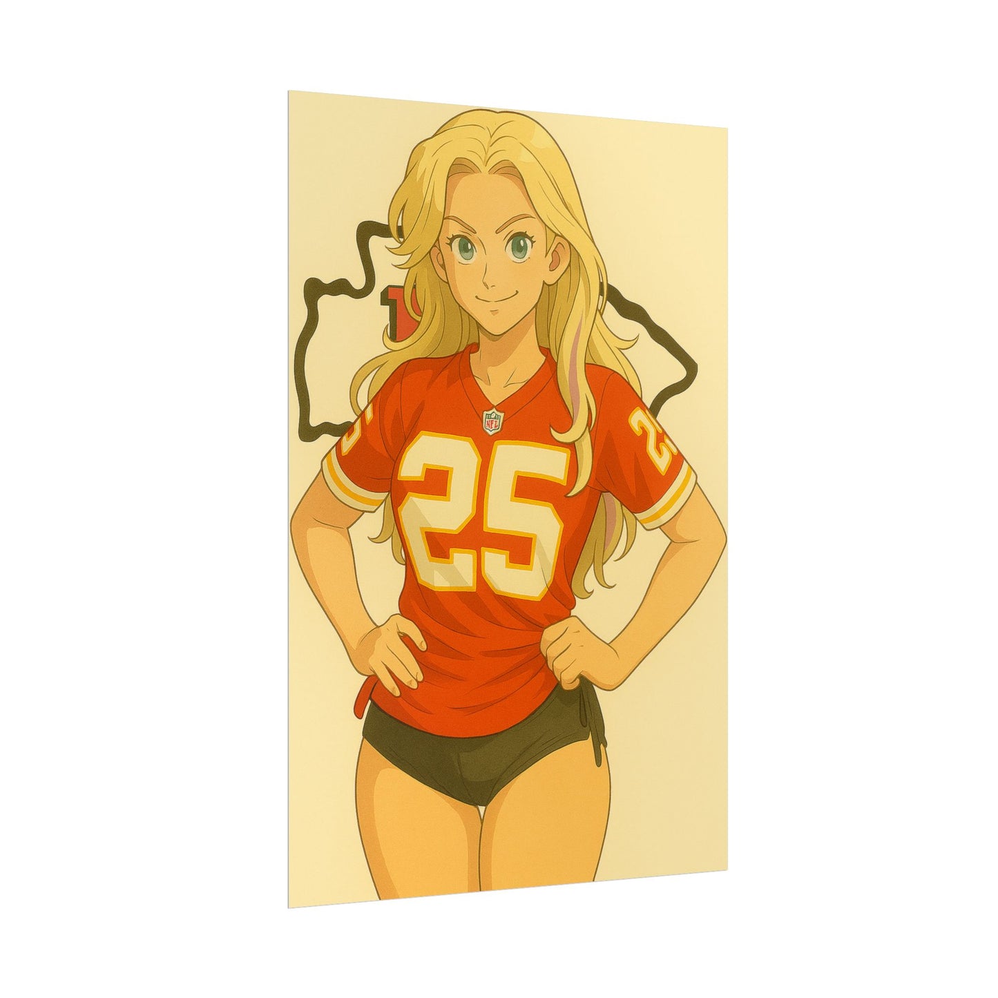 Loco Fits Anime Girls 'K City Girl 1' Poster