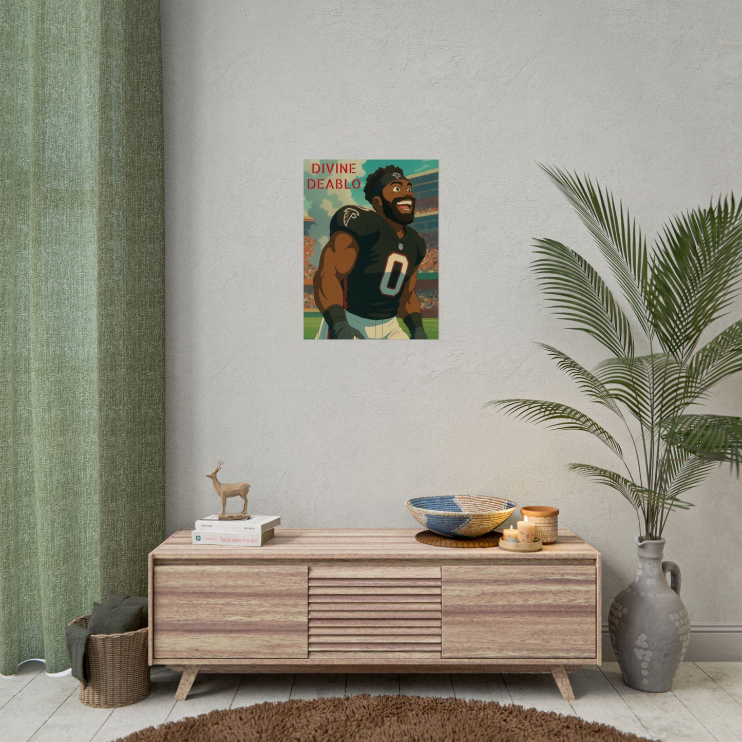 Loco Fits Anime Football 'Divine Deablo' Poster