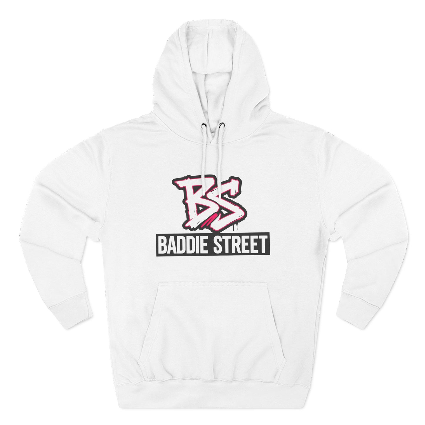 "Baddie Street" Streetwise V1 BS Logo Fleece Hoodie