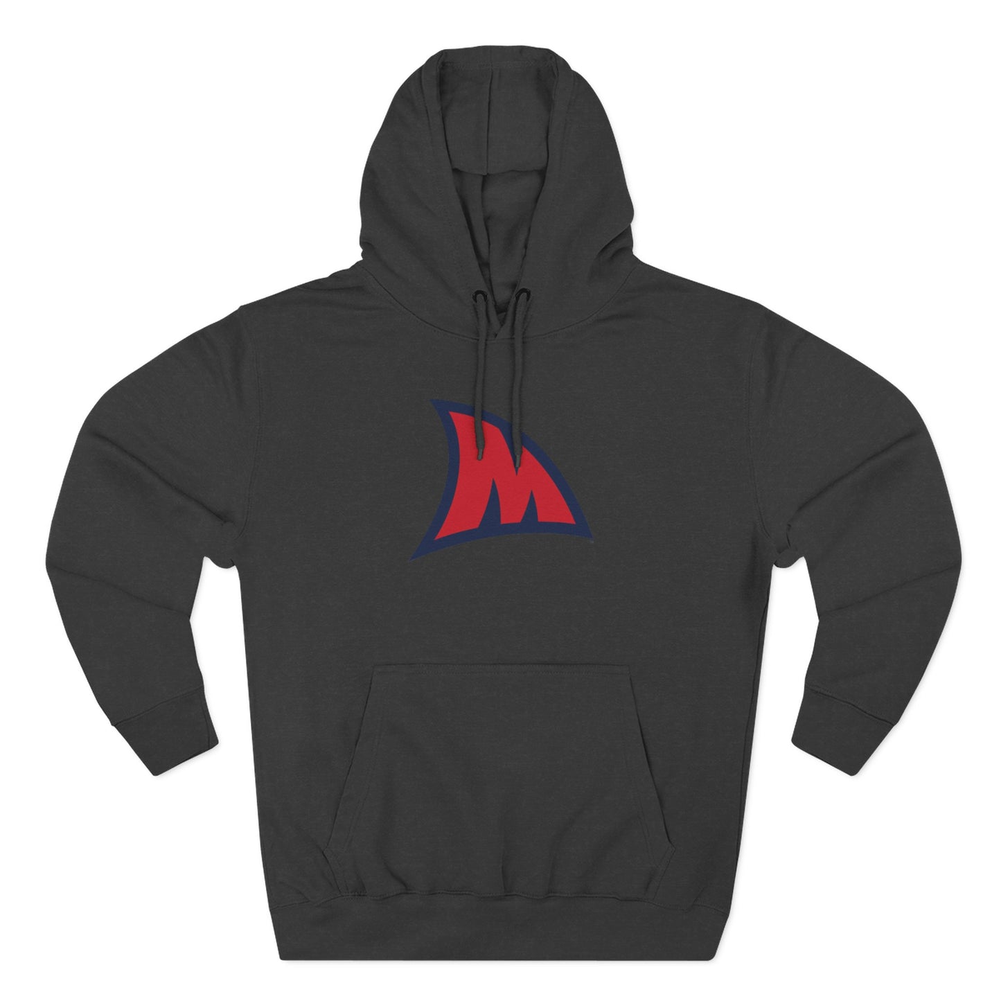 'Ole Miss Landshark M' Three-Panel Fleece Hoodie