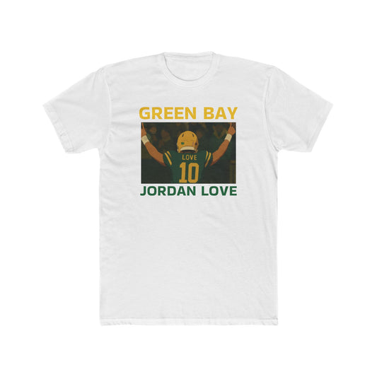 Anime Football 'Green Bay Jordan Love' Cotton Crew Tee