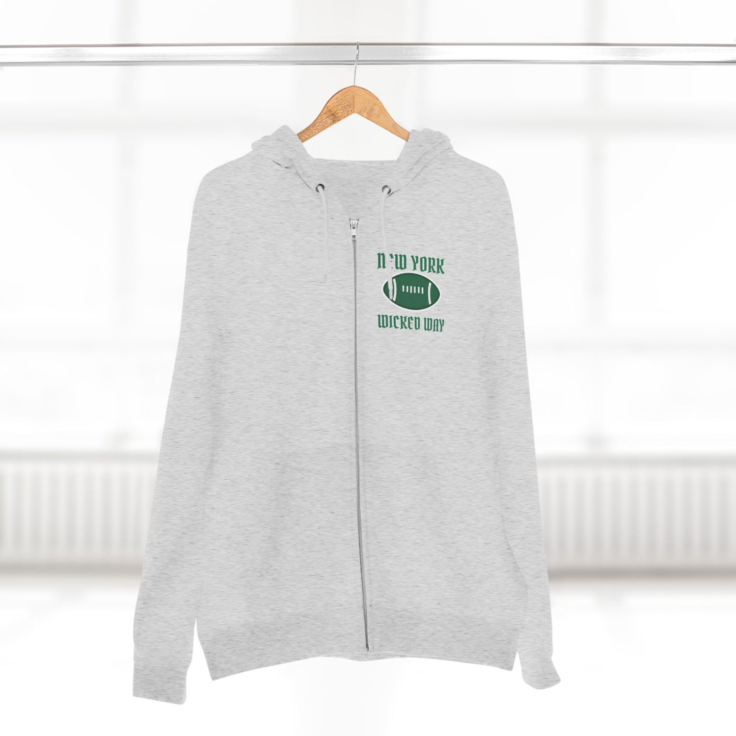 "Wicked Way" New York Football Zip Hoodie