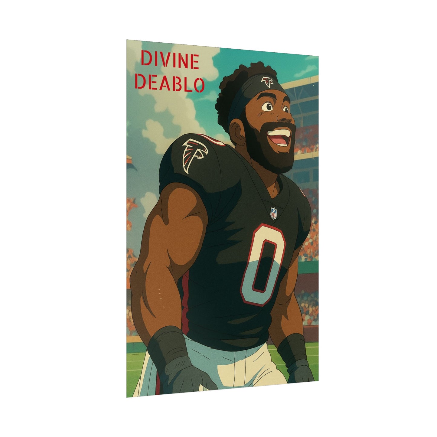 Loco Fits Anime Football 'Divine Deablo' Poster