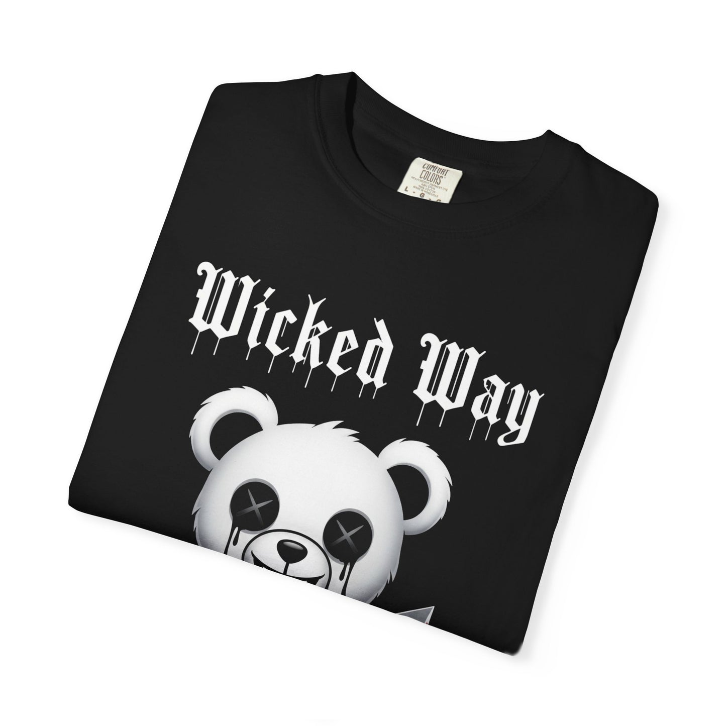 Limited Edition "Wicked Way" Machete Teddy 'Happy' Graphic T-Shirt