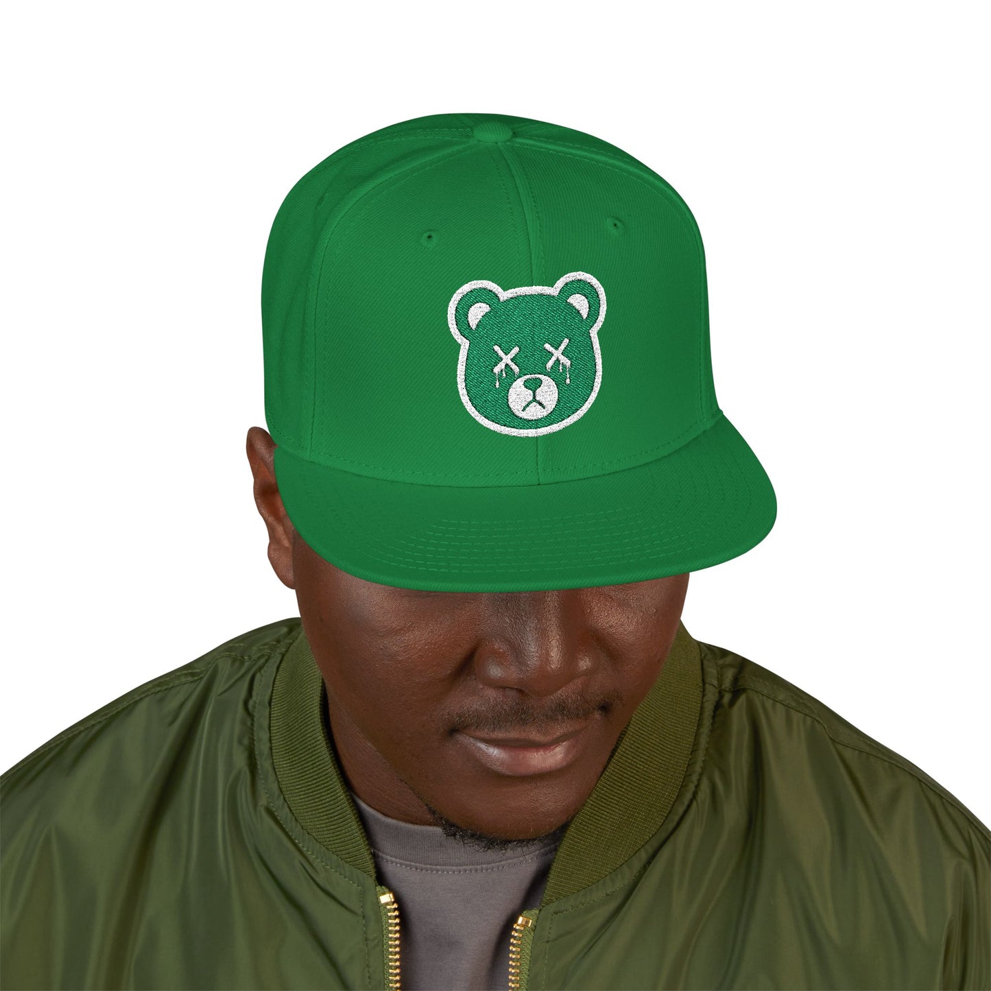 "Wicked Way" Deady Bears Green Logo Snapback